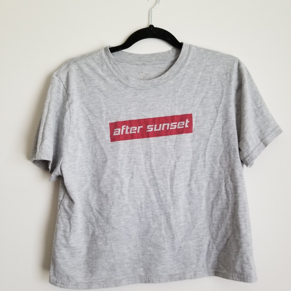 After sunset CROP TOP